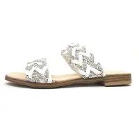 Caprice Modische Pantoletten Schlupfschuhe für Damen 9-9-27103-20 167 Weiß