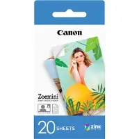 Canon Zoemini Fotopapier 2 x 3 Zoll (5 x 7,6 cm) 20 Blatt