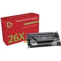 Xerox Everyday Mono wiederaufbereiteter Toner von , kompatibel mit HP 26X (CF226X), Hohe Kapazität, 9000 Seiten, Schwarz, 1 Stück(e)