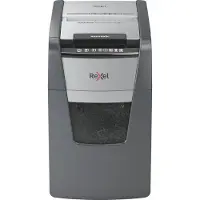 Rexel Optimum AutoFeed+ 150M Aktenvernichter P5, Vollautomatik, Mikroschnitt 2 x 15 mm, 44 l, 150 Blatt Schnittleistung, schwarz