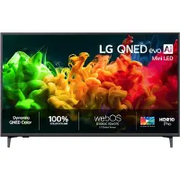 LG 43QNED8EB3F, 109,2 cm (43"), 3840 x 2160 Pixel, 4K Ultra HD, Smart-TV, WLAN, Schwarz
