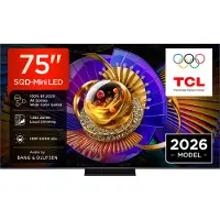 TCL C7L 75C7L, 190,5 cm (75"), 3840 x 2160 Pixel, SQD-Mini LED, Smart-TV, WLAN, Schwarz