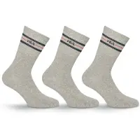 FILA Socken "UNISEX LIFESTYLE PLAIN SOCKS" 3 Paar, 3 Paar tlg. mit Logo-Schriftzug