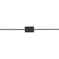 Nova Luce AZURE LED Wandleuchte Schwarz 28,5W Warmweiss 120,5x6,9x11,8cm 9267020