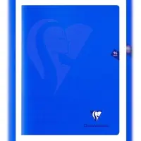 Clairefontaine 10x Heft Mimesys, 24x32 cm, 48 Blatt 90g, kariert 5/5, Einband aus Polypropylen - Marineblau 322362C