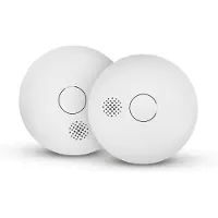 Housegard Luma wireless, series-connected smoke alarm, incl. 10-year battery, 2-pack
