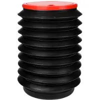 Benson -Abfalleimer - faltbar - mit Deckel - 17 x 25 cm - Urlaub / unterwegs