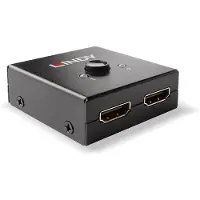 Lindy 38336, HDMI, Metall, Schwarz, 60 Hz, 18 Gbit/s, 3840 x 2160 Pixel