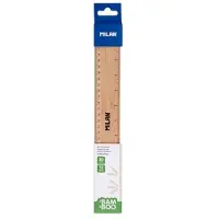 Milan Dickes Bambuslineal 30 Cm Durchsichtig Durchsichtig One Size