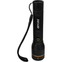 Arcas Taschenlampe LED Rech. 10w+Powerbank