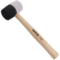 YATO YT-4603, Gummi, Holz, Schwarz, Weiß, Holz, 34,1 cm, 580 g, 5,8 cm