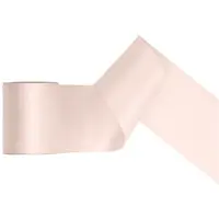Party Deco Satin Geschenkband cremeweiß 25m 100mm breit