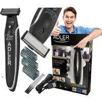 Adler AD 2922, Schwarz, Wechselstrom/Batterie, 45 min, Integrierte Batterie, Lithium-Ion (Li-Ion), 1,34 kg