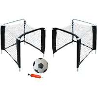 Master Lock Set aus zwei Mini-Toren mit Ball