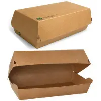 Papstar Baguetteboxen, Pappe "pure" 7,5 x 12 x 23,5 cm faltbar, 25 Stück, 25 von FROG.coffee