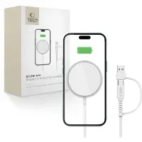 Tech-Protect Qi15W-A44 Magnetisches Magsafe Drahtloses Ladegerät Weiss