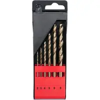 YATO Kobalt-Zylinderbohrer 2 4 5 3 6 8 mm Set (YT-41602)