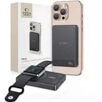 TechProtection Pb33 Lifemag Magsafe Power Bank 5000 Mah Schwarz