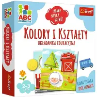 Trefl 01939 Gra Kolory i kształ ty ABC Malucha 2+