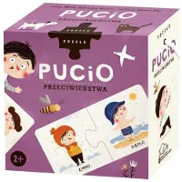 Markenlos Puzzle 20 elementów. Pucio. Przeciwieństwa
