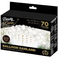 GoDan S.A Ballongirlande B&C Weiß 70 Stk