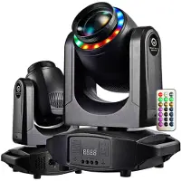 Light4me SMART BEAM 80W głowica ruchoma LED oświetlenie sceniczne efekt ring 12x0,3W RGB