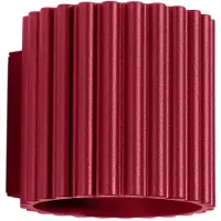 Sollux Wandleuchte AURA burgunderrot G9 1xG9 10W Aluminium 10x12x10cm