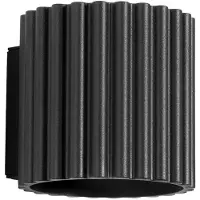 Sollux Wandleuchte AURA schwarz G9 1xG9 10W Aluminium 10x12x10cm