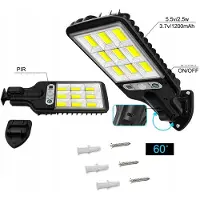ITImport SOLAR-STRASSENLAMPE Grundstück HAUS 117 LED COB 6 Stunden STARKE Laterne