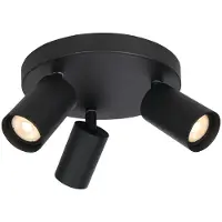 ITALUX Strahlerlampe NESTO SPL-23436-3R-BK