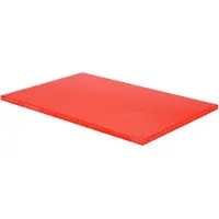 YATO Planche à découper gastro, planche de cuisine 450x300x13mm rouge