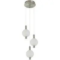 ITALUX Lenti LED Hängeleuchte Schwarz Gold 18W