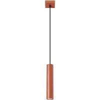 Sollux Pendelleuchte LAGOS 1 roter Ocker 1xGU10 10W Stahl 118x8x8cm