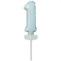 Amscan Micro Size Zahl 1 Pastellblau Folienballon N6 verp