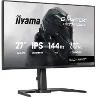 Iiyama G-MASTER GB2741QSU-B1, 68,6 cm (27"), 2560 x 1440 Pixel, 4K Ultra HD, LED, 1 ms, Schwarz