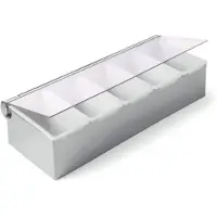 Bar up Garniturehalter 5 Behälter Aus Edelstahl Hdpe