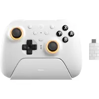 8Bitdo Ultimate 2 Bluetooth - TMR - RGB - White - Nintendo Switch 1 & 2 - Wireless Controller - PC *DEMO*