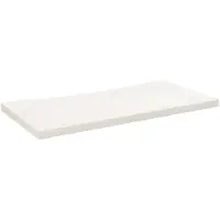 vidaXL Schreibtischplatte Weiß 80x40x2,5 cm Massivholz Kiefer