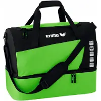 Erima Club 5 Line Sporttasche mit Bodenfach green/schwarz S