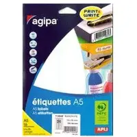 Agipa Universal-Etiketten, 24 x 33,5 mm, weiá