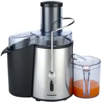Heinner XF-1000SS, Schwarz, Edelstahl, Schritt, 2 l, 1 l, 7,5 cm, Edelstahl