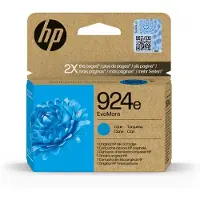 HP 924e EvoMore Cyan Original Druckerpatrone, Hohe (XL-) Ausbeute, Cyan, 1 Stück(e), 800 Seiten, Einzelpackung