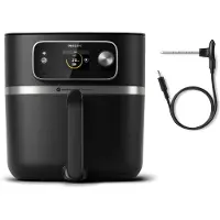 Philips Airfryer XXL 7000 Series Heißluftfriteuse, App-Steuerung, 2.0 kg, intuitives Display, Schwarz (HD9880/90)