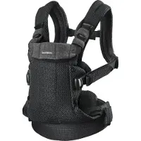 BabyBjörn Babytrage Harmony 3D Mesh inkl. Überzug, Schwarz
