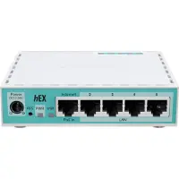 Mikrotik hEX, Ethernet-WAN, Gigabit Ethernet, Weiß