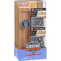 Little Tikes Creative Construction Wood, Nails and Screw Bundle, 3 Jahr(e)