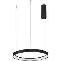 Lyora PERTINO LED Pendelleuchte Schwarz 38W Warmweiss 150x48cm dimmbar 9345687