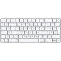 Apple Magic Keyboard mit Touch ID für Mac Modelle mit Chip – Deutsch, Mini, Verkabelt & Kabellos, USB + Bluetooth, QWERTZ, Silber, Weiß