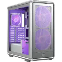 Cooler Master MasterFrame 600 Mesh, Midi Tower, PC, Silber, ATX, EATX, ITX, micro ATX, Mini-DTX, Mini-ITX, SSI CEB, Aluminium, SGCC, Gehärtetes Glas, Gaming