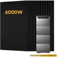 Anker SOLIX Solarbank 4 E5000 Pro, mit 12 x 500 Bifaziale Solarmodule, by Powerness - 20kWh / Pre-Sale Special: Gratis Smart Meter Gen 2 / Selbstabholung